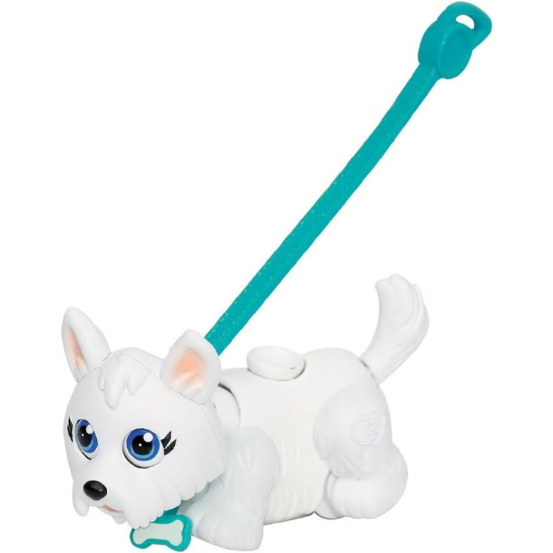 Pet Parade Giochi Preziosi – Cucciolo + Portantina | Giocattolo Interattivo 3+ anni