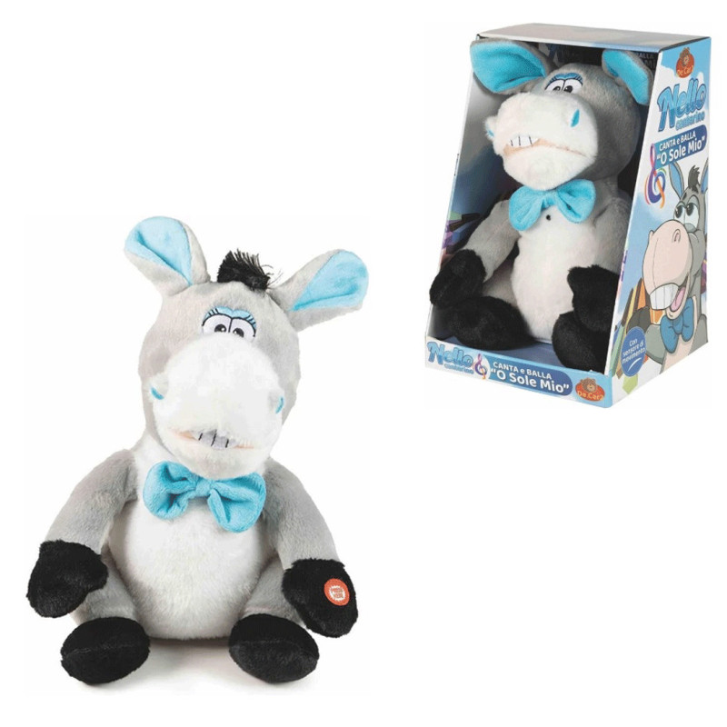 Nello l’Asinello Canterino “O Sole Mio” – Peluche Musicale