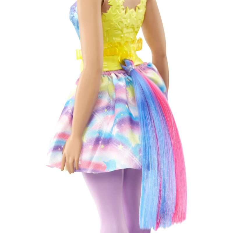 Barbie Dreamtopia Unicorno Arcobaleno HGR18 – Bambola fiabesca per bambine 3+ | Mattel