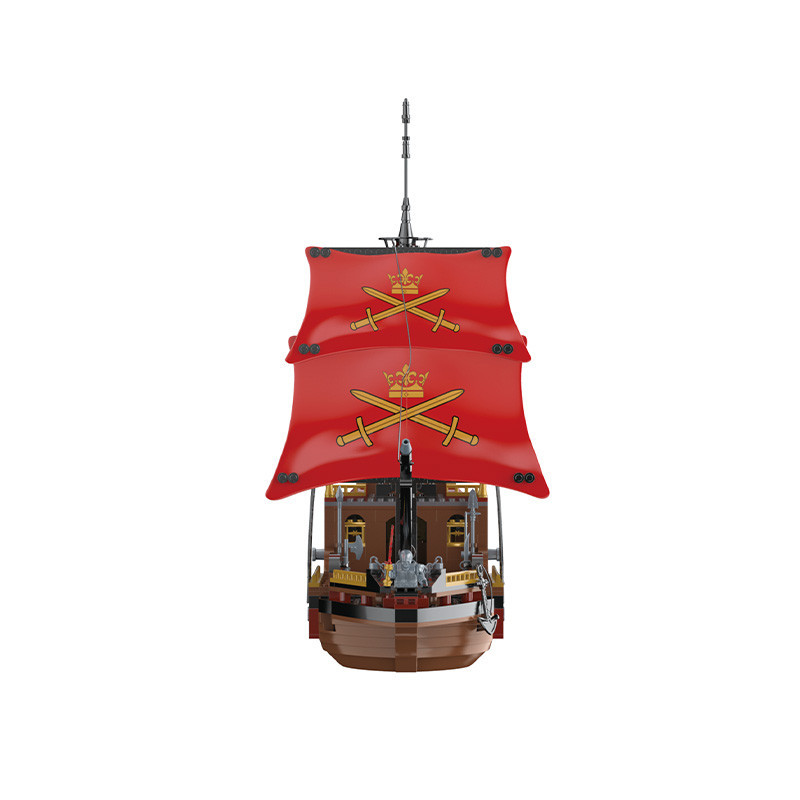 Set Nave Pirata in Blocchi Plastica – COGO DIY Building Blocks