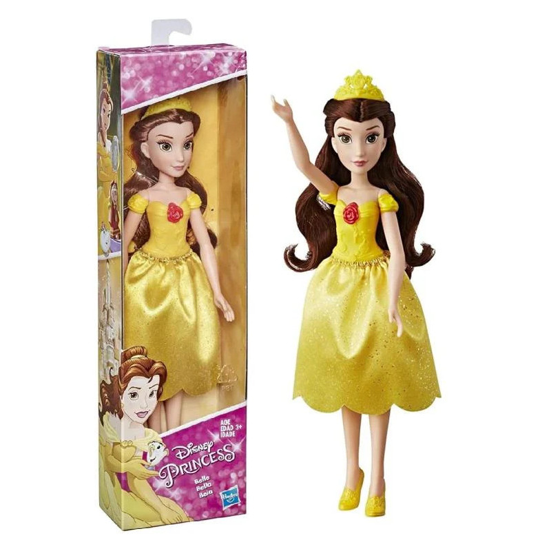Bambola Belle Disney Princess 28 cm con Abito Giallo