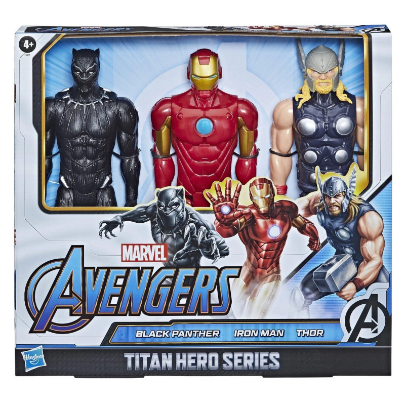Marvel Avengers Titan Hero Set 3 Personaggi 30 cm Hasbro
