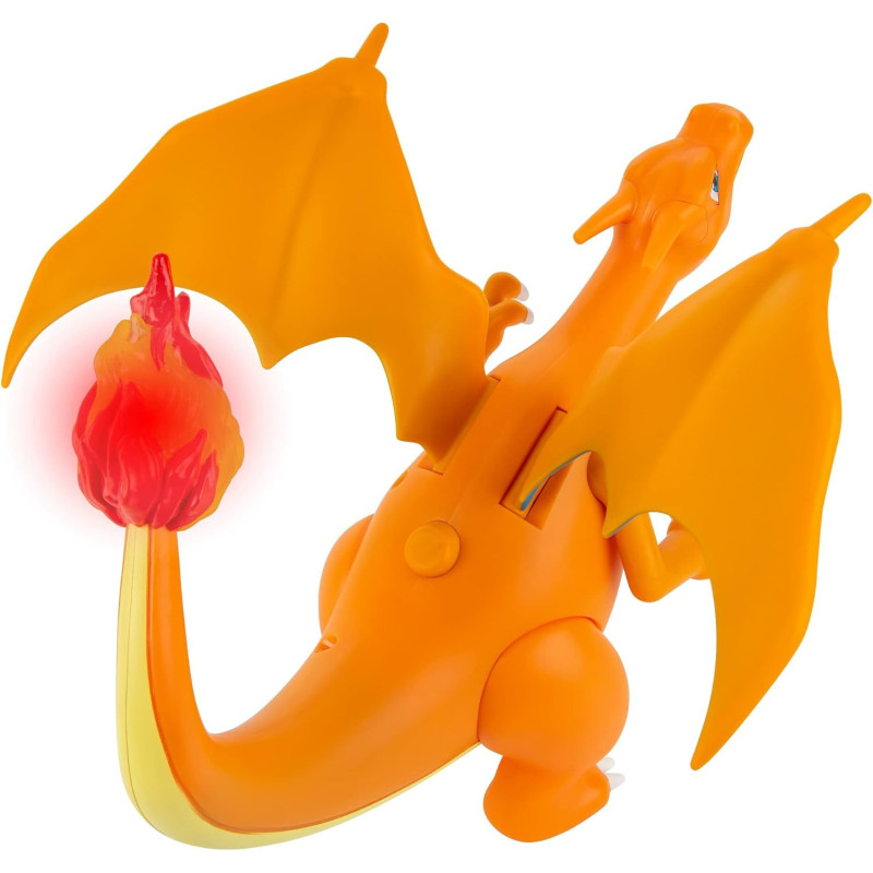 Charizard Elettronico Pokémon Bizak | Giocattolo Interattivo con Luci e Suoni