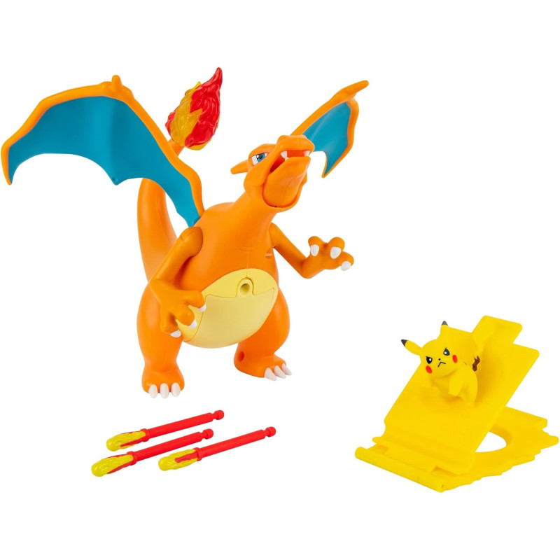 Charizard Elettronico Pokémon Bizak | Giocattolo Interattivo con Luci e Suoni
