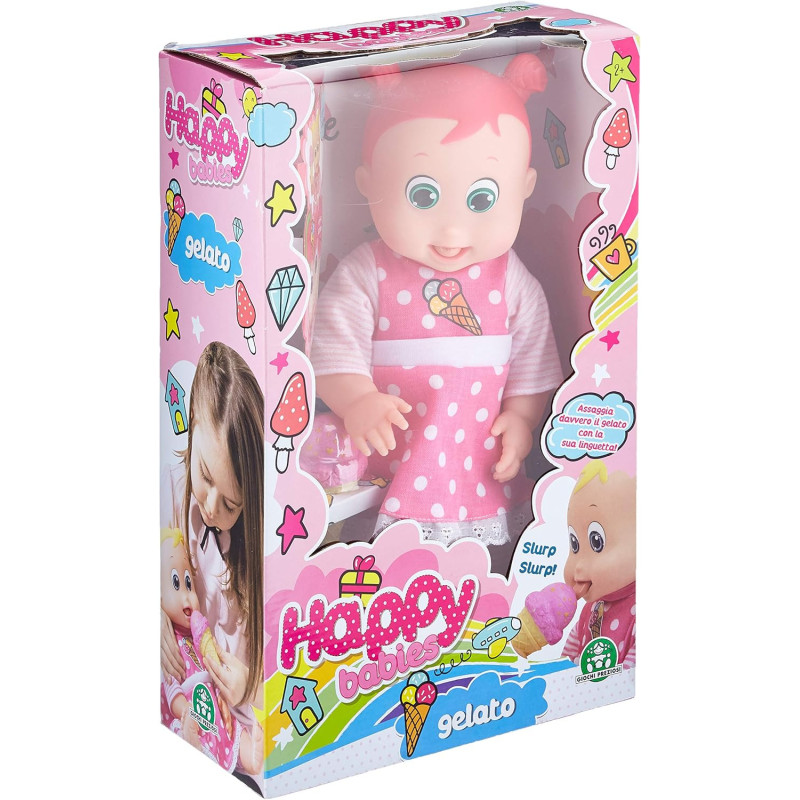 Bambola Happy Babies Gelato Giochi Preziosi HAY00000 Interattiva