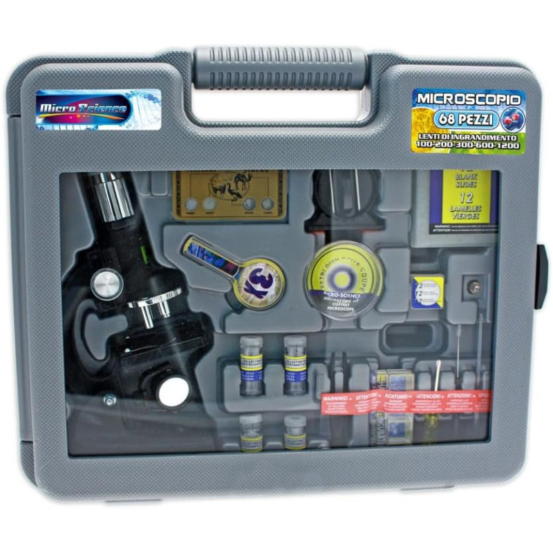 Microscopio Giocattolo Teorema 74213 1200x Kit Scientifico Bambini